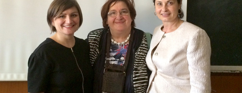 Relatrici dell'incontro del 9 maggio: Ingrid Bonsi, Liana Baroni, Concetta Stormante